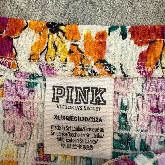 Pink- Victoria’s Secret Floral Print Women's Top Size XL - Picture 4 of 4
